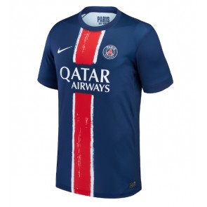 Lacne Muži Futbalové dres Paris Saint-Germain 2024-25 Krátky Rukáv - Domáci